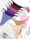 Soft Women's Thongs Panties Light Traceless Slip Silk Underwear G-String Lingerie Briefs