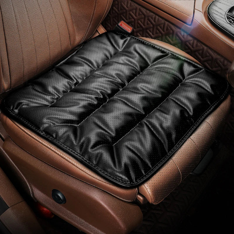 Nappa Leather Breathable Car Seat Cushion Soft Universal Anti Slip Auto Seat Protector Pads Car Seat Covers Interior Accessoires