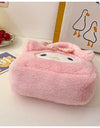 Sanrio Cartoon Plush Shoulder Bags Hello Kitty Kuromi Melody Cute Crossbody Bag Anime Children Handbag