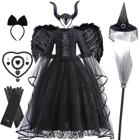 Halloween Witch Evil Queen Cosplay Dress