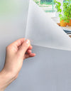 1/2M Matte Window Film Privacy UV Protection Stained Vinyl for Glass Static Cling Frosted Decorative Window Sticker for Home