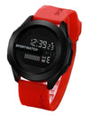 LED Electronic Watch 50m Waterproof Luminous Adjustable Silicone Band Men Women Sports Wristwatch Smartwatch