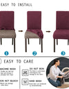 1PC Stretch Dining Chair Covers Leaves Jacquard Seat Covers Universal Size Dust Covers for Hotel Banquet Wedding Chairs Decor