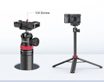 Tripods Smartphone Vlog Tripods With Cold Shoe Phone Mount Holder For Mobile Tripod Camera Portable SLR