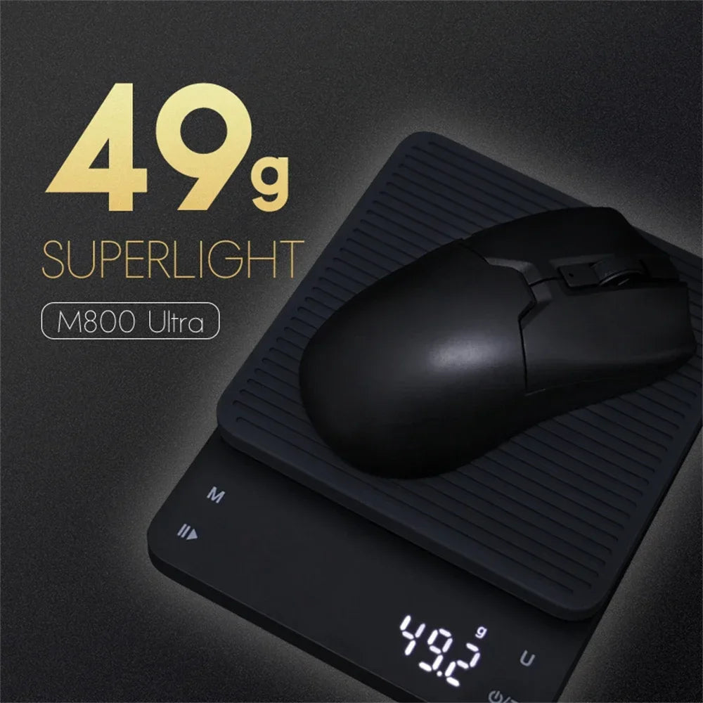 Ultra Lightweight Wireless Bluetooth Tri-Mode Gaming Mouse 26000DPI 4K Compatible Macro Mice For PC Gamer