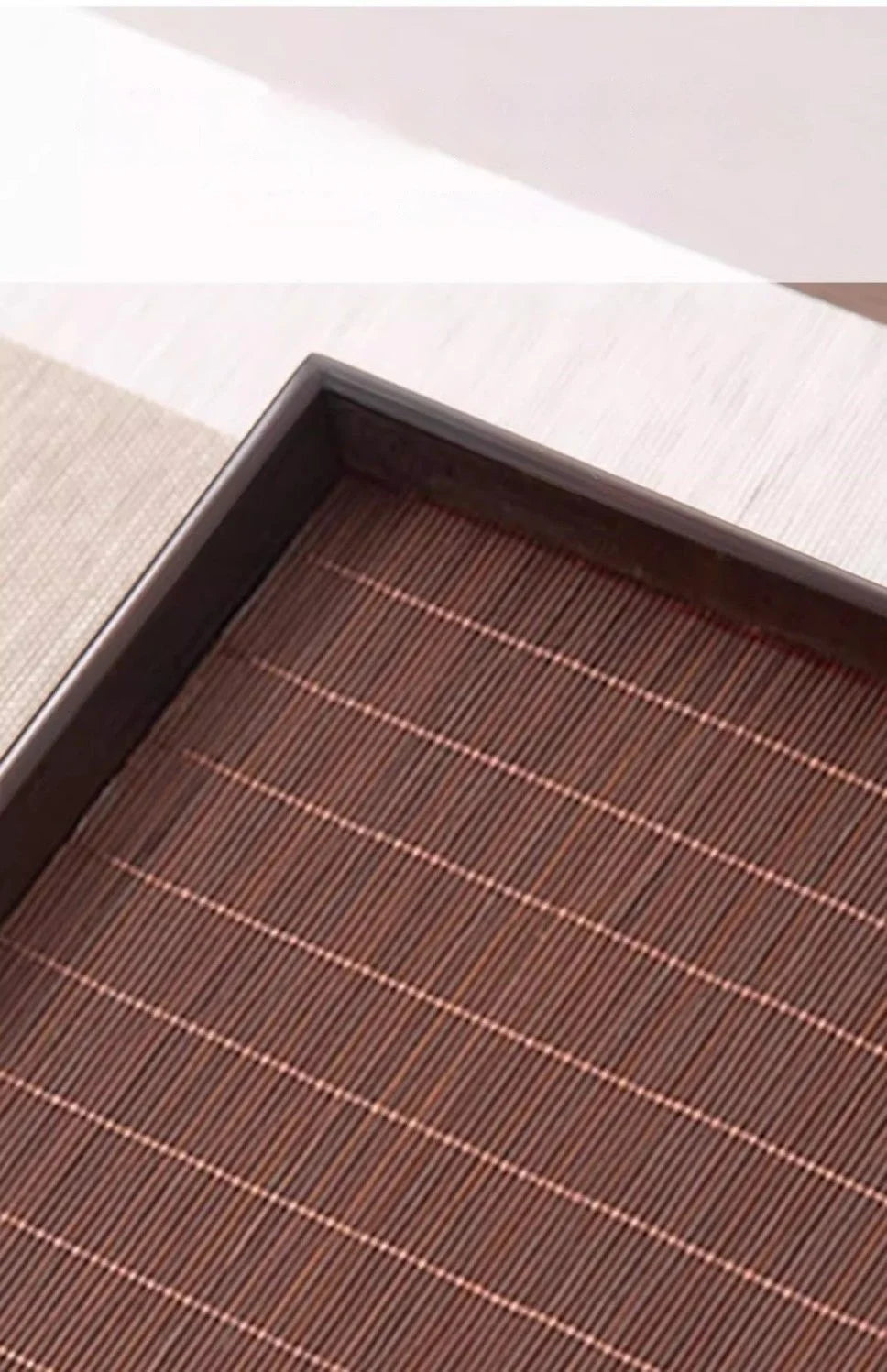 Home And Kitchen Tea Tray Portable Dishes For Tea Ta Kawi Bamboo Rectangle Wooden Tray For Chaban Tea Table Serving Trays