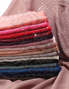 Tassel Diamond Muslim Hijabs Luxury Sequin Chiffon Scarf For Women Dress Abaya Hijab Veil Scarf Long Shawls Turban
