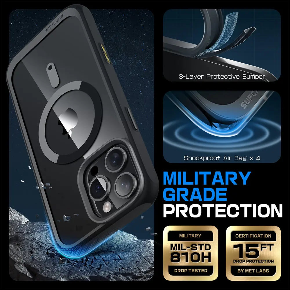 For iPhone 16 Pro Max Case with Camera Control Capture Button UB Mag Slim Shockproof  MagSafe Phone Case Cover