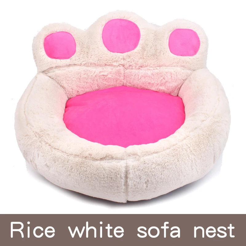 Plush Pet Kennel Bed Cushion Sofa for Dogs and Cats