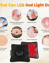 Multifunctional Red Light Massage Pad with Digital Display Controller LED Red Light Therapy Vibration Massage Relax Body