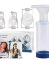 Child Adult Buffer Inhale Chamber Automizer Spacer Mist Storage Compressor Nebulizer Tank Aerochamber with Mask Cup Mouthpiece