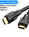 HDMI-Compatible 2.1 Cable Ultra High Speed 8K@60Hz 4K@120Hz Certified Cord for PS5 Xiaomi TV Box Dolby Vision HDCP 2.3