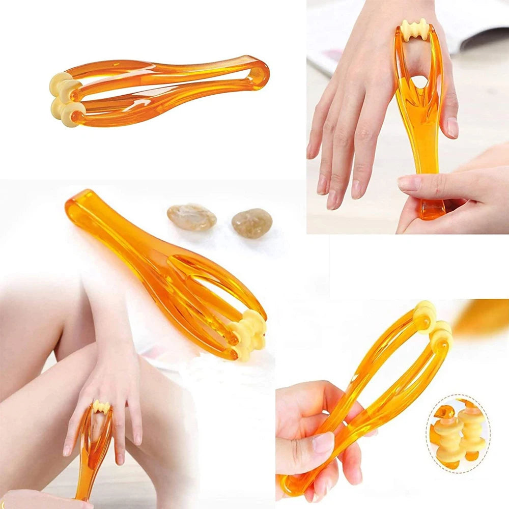 Hand Acupuncture Points Finger Joint Massager Rollers Handheld Massager Relaxation Blood Circulation Health Care Massage Tool