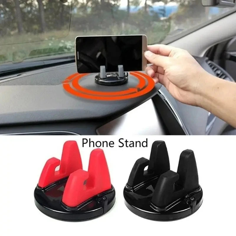360° Rotatable Mobile Phone Holder Car Bracket Non-Slip Navigation Car Mount Stand Support in Car Universal for All Phones
