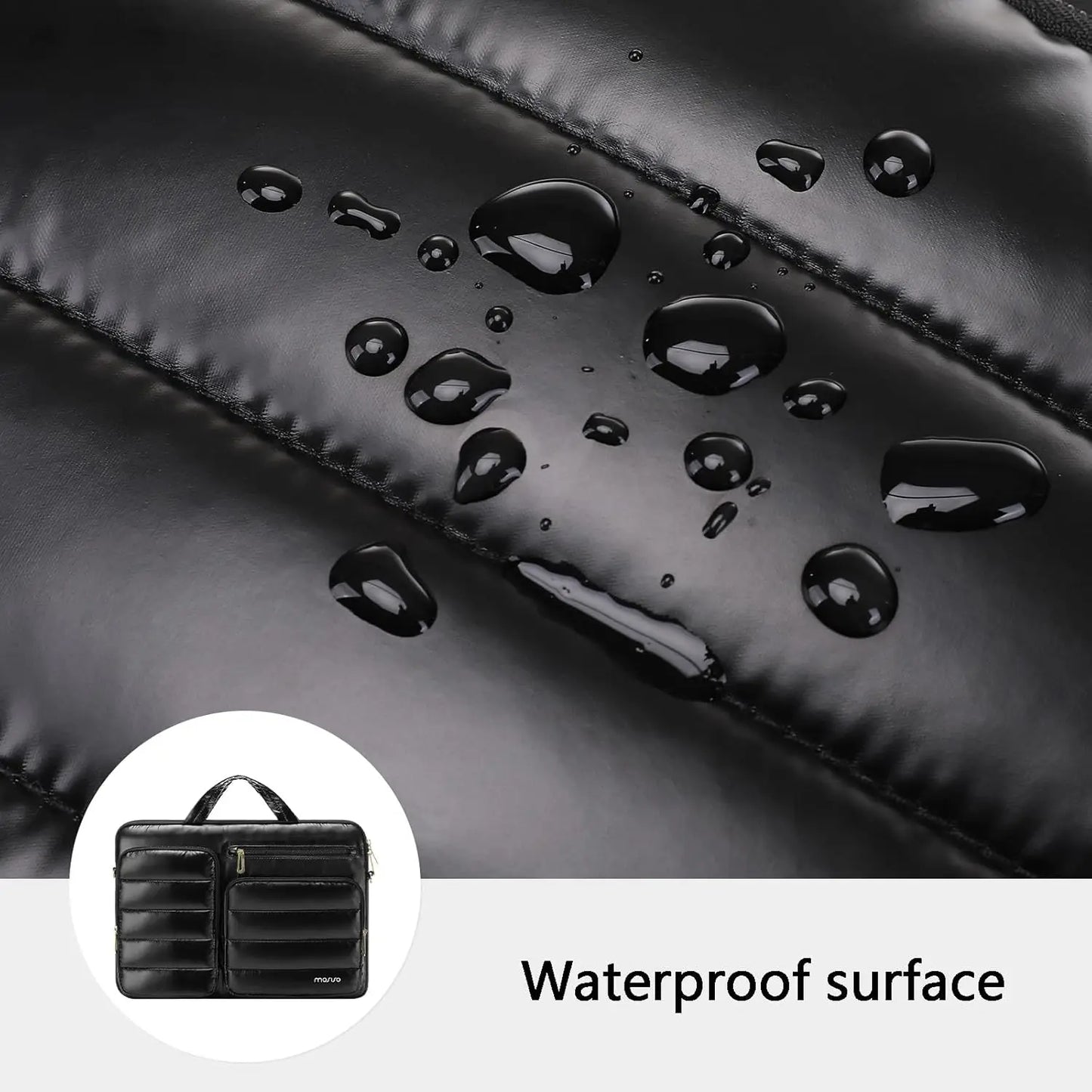 Waterproof Laptop Bag for 15 15.6 16 inch Macbook Air Pro M4 M3 M2 M1 HP Dell Lenovo Asus Computer Shoulder Bags Sleeve Handbag