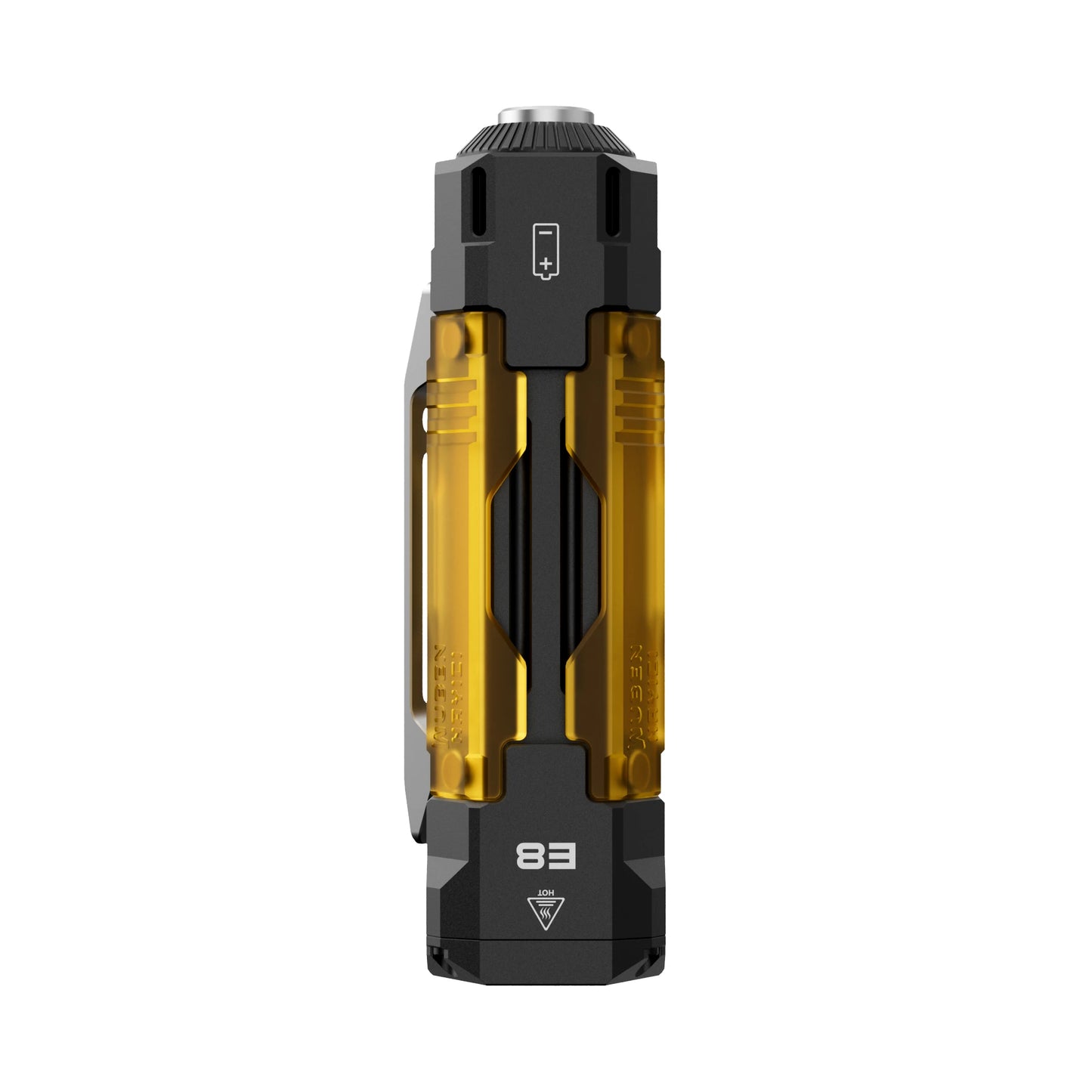 1300 Lumen Rechargeable EDC Flashlight With UV Light And Magnetic Panels