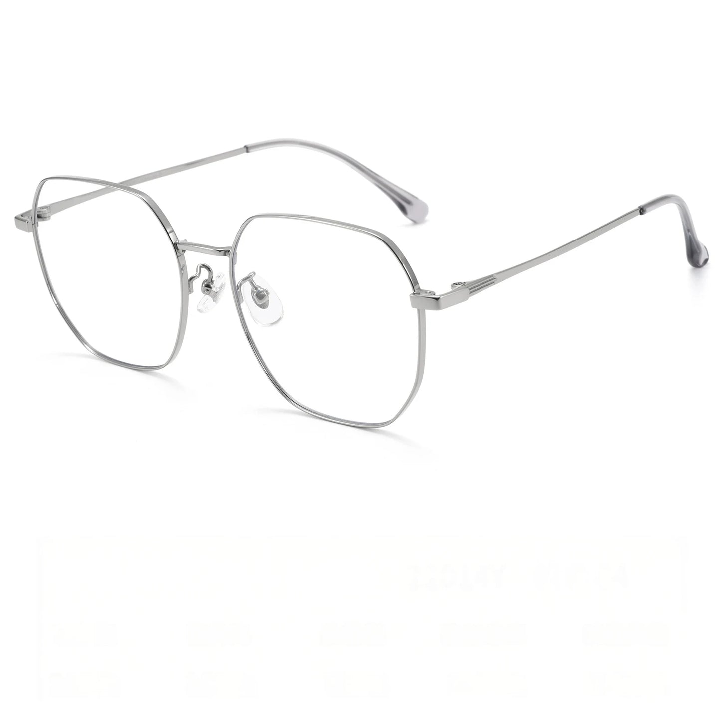 Retro Polygonal Lightweight Titanium Progressive Multifocal Prescription Glasses