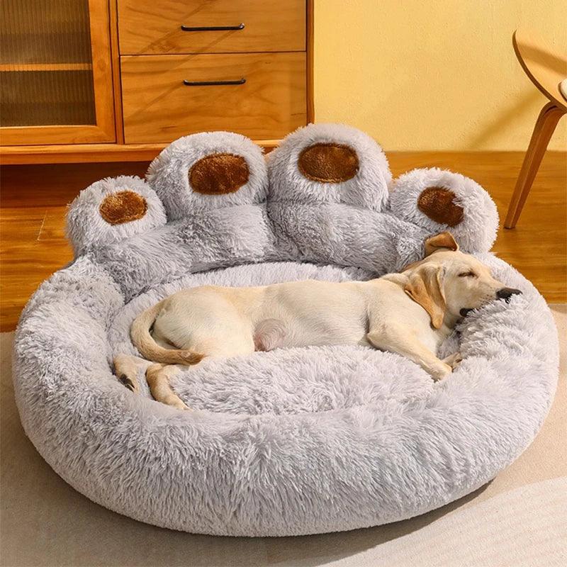 Extra Large Washable Plush Pet Kennel Bed
