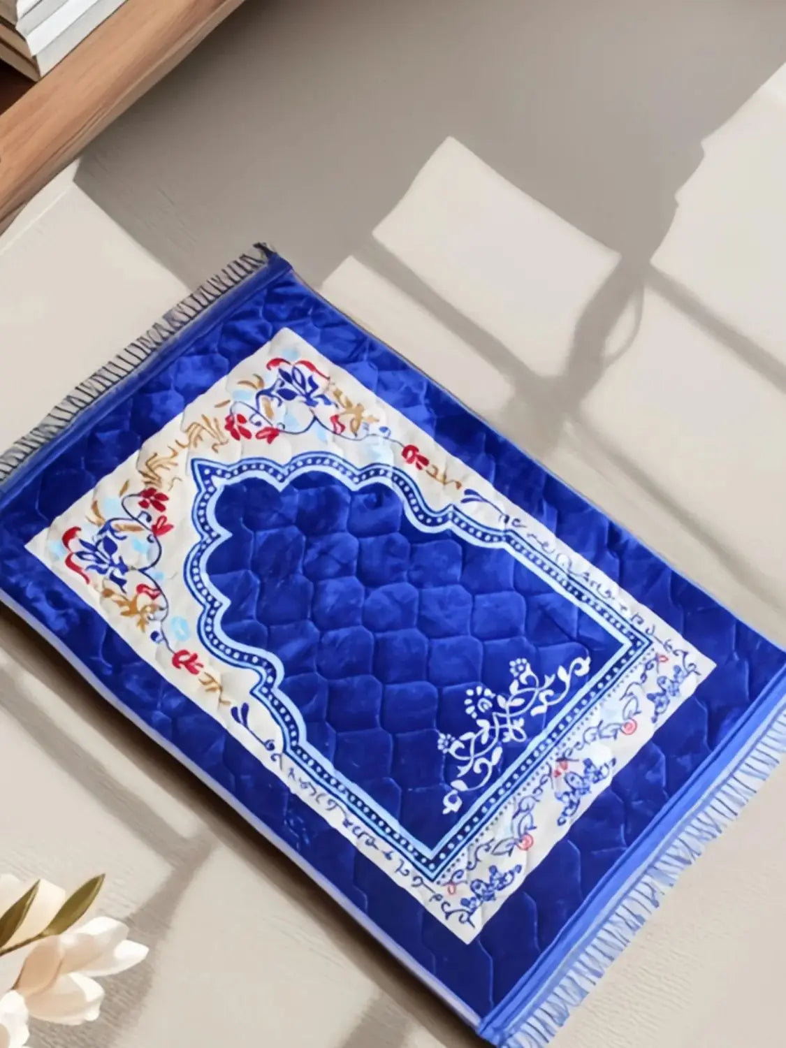 Muslim Prayer Rug Soft 80*120cm Large Prayer Mat Islam Padded Islamic Prayer Mat Thick for Men and Women