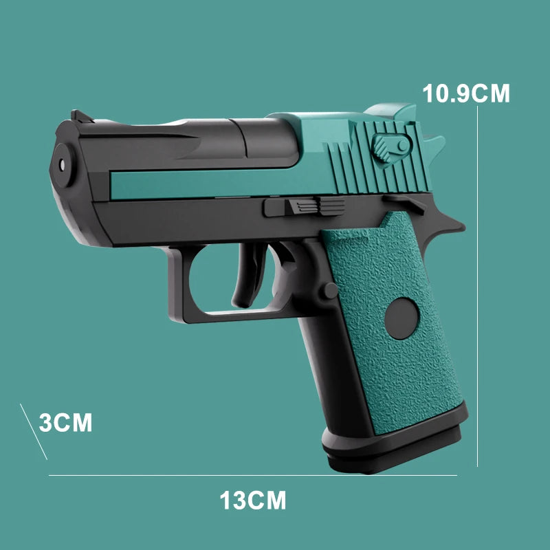 Water Gun Toy Desert Eagle Pistol Non Electric High Pressure 10 Meter Range Retro Color Beach Toys