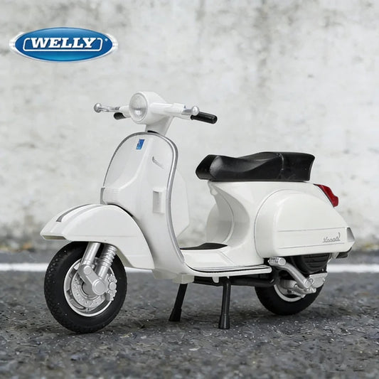 Diecast Vespa Classic Scooter Model 1 to 18 Scale