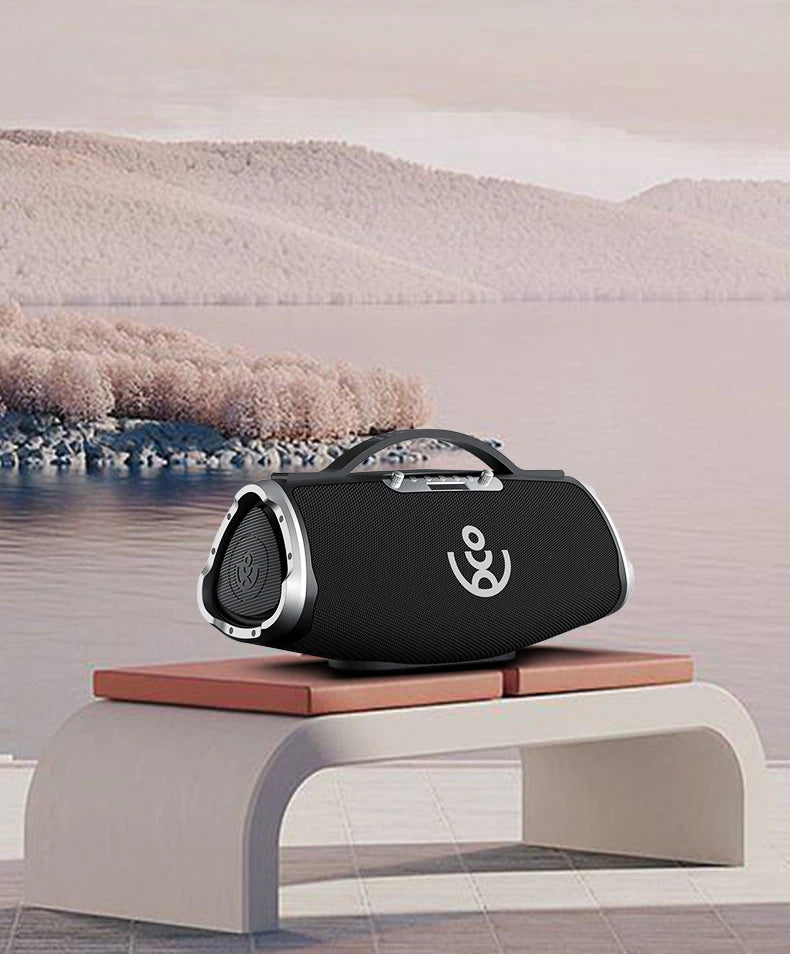 BMTL WOW MAX 300W Powerful Portable Speaker with 2 Wireless Microphones 3-way PA System Support Power Bank AUX/USB/TF/OTG