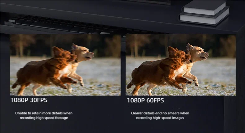 1080P Webcam Live Streaming Fill Light Web Cam for Pc USB Camera Auto Focal 60FPS for Online Study Conference Video Recording