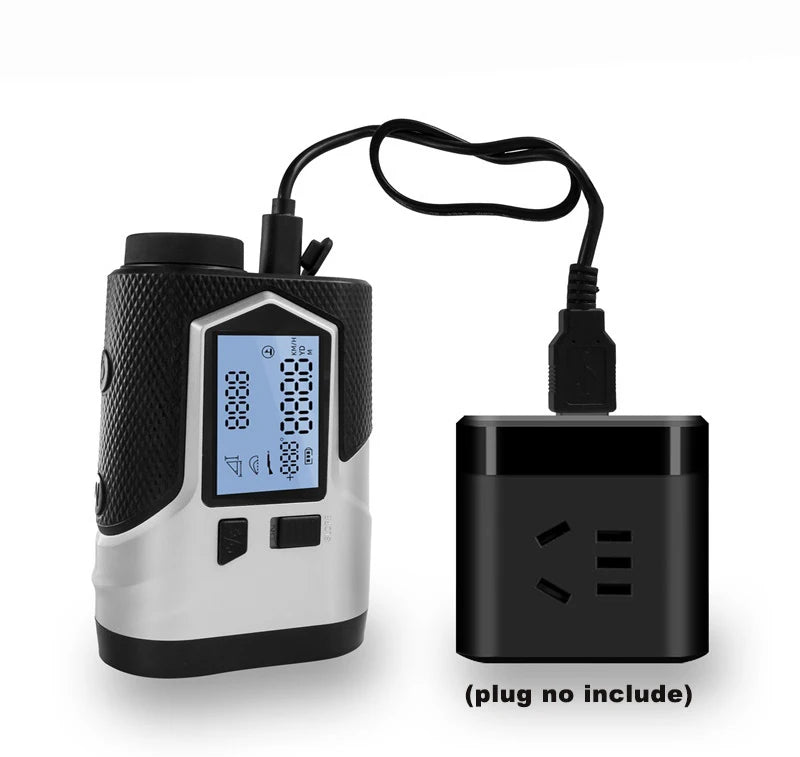 Rechargeable Golf Laser Rangefinder 1200m With Slope Adjustment Flag Lock And Vibration