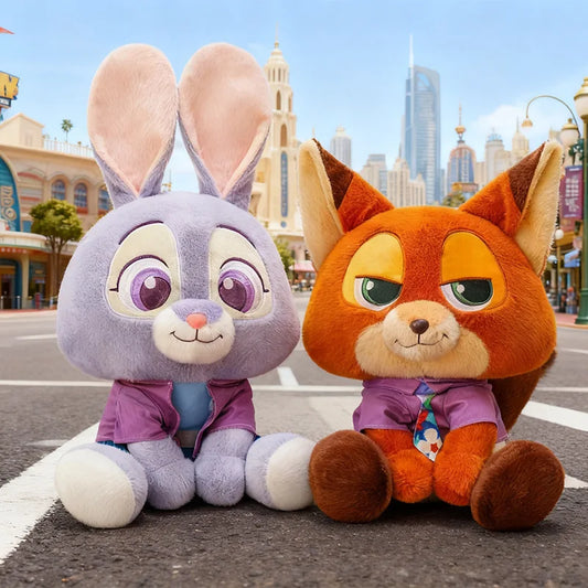 Zootopia Judy Nick Plush Toy Soft Stuffed Doll 35cm