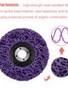 1Pcs 100/115/125mm Coral Disc Poly Strip Disc Grinder Strip Disc Abrasive Wheel Paint Rust Removal Clean For Angle Grinder