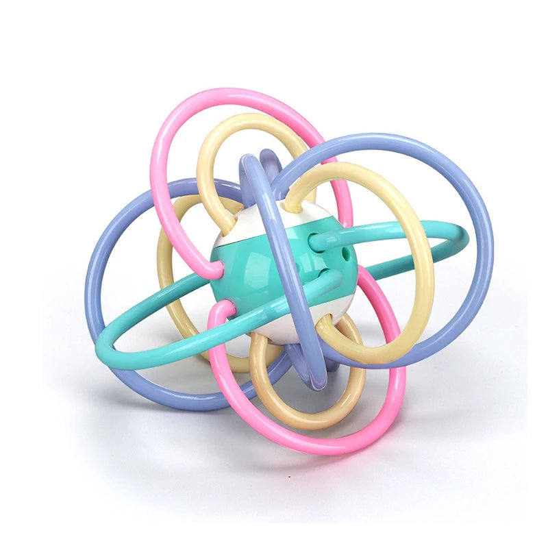 Development Toys 0 6 12 Months Sensory  Teether Rattle Educational  Toys Soft Teething Toys Games For Babies 1 Year