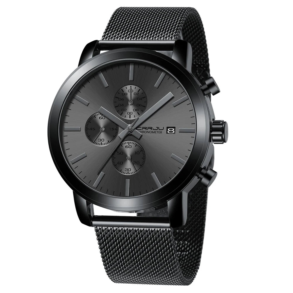 Luxury Man Watch High Quality Waterproof Chronograph Wristwatch Quartz Casual Clock relogio masculino
