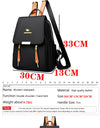 Zipper Oxford Fashion Women's Backpack Versatile Commuting Large Capacity Soft Female Back Pack