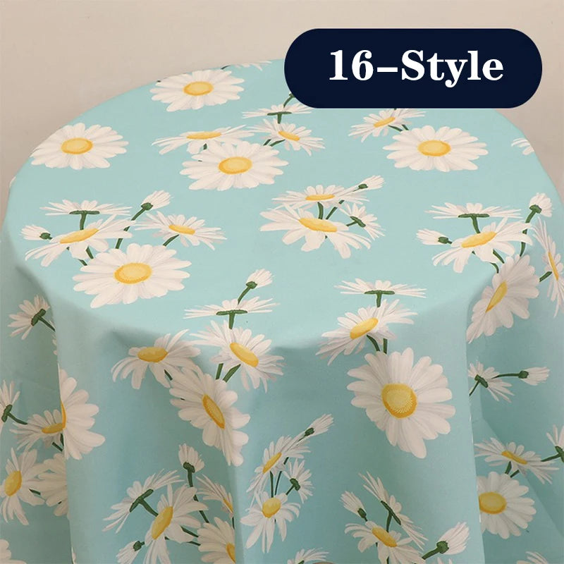 1M/2M/3M 30colors plant floral print canvas fabric for Home textile DIY sewing tent tablecloth, luggage bags Cloth by the meter