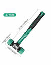 Rubber Hammer Transformable Multifunctional High Resilience Rubber Hammer Anti-vibration and Non-slip Professional Work Tools