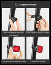 Smart Bicycle Brake Light IPx6 Taillight Type-C Bike Tail Rear Light Auto Stop LED Riding Warning Safety Cycling Light
