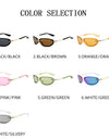 Y2k Sunglasses Women Trendy Rimless Fashion Glasses Vintage Designer Shades