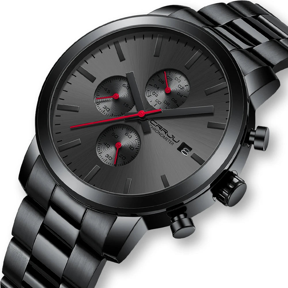 Luxury Man Watch High Quality Waterproof Chronograph Wristwatch Quartz Casual Clock relogio masculino