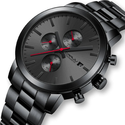 Luxury Man Watch High Quality Waterproof Chronograph Wristwatch Quartz Casual Clock relogio masculino