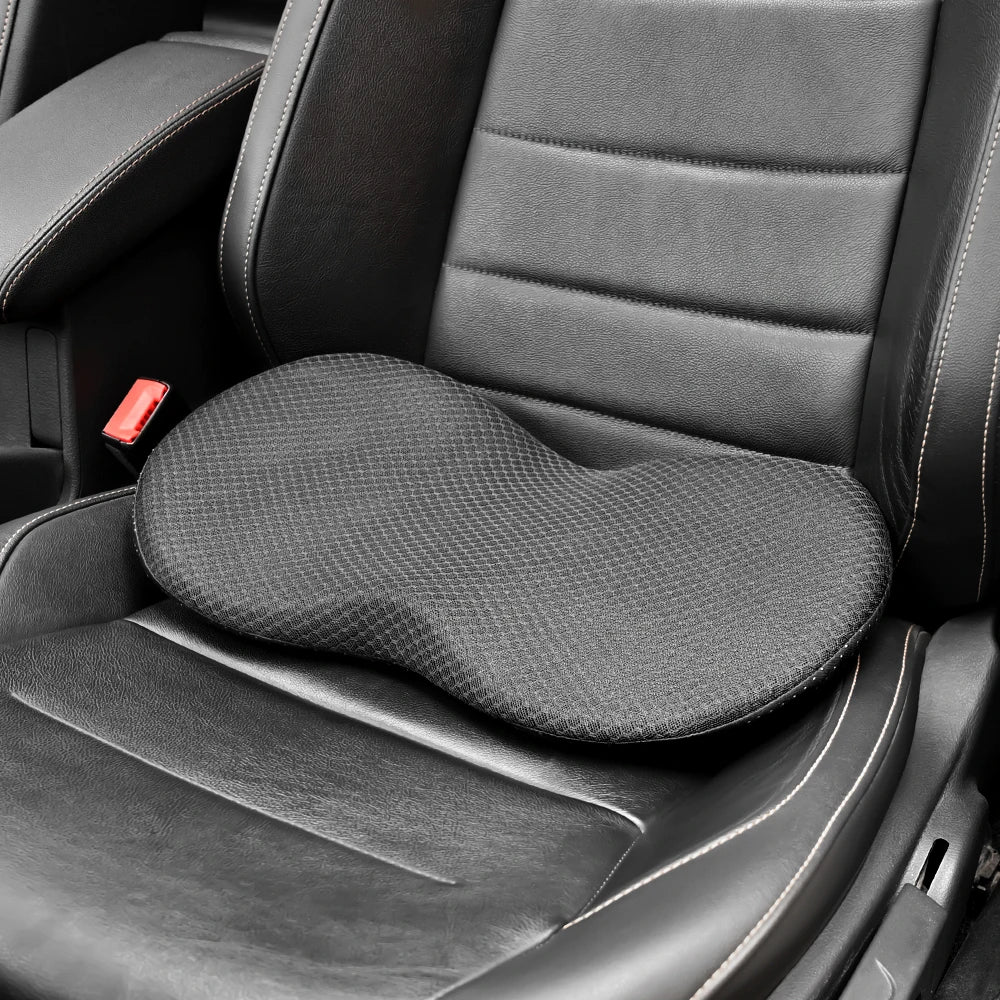 2 In 1 Multifunctional Car Seat Cushion Universal Memory Lumbar Pillow Support Driver Breathable Relief Comfort Chair Car Seat