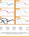 Ultra light new TR90 children's glasses frame, suitable for myopia and farsightedness, with high-quality lenses