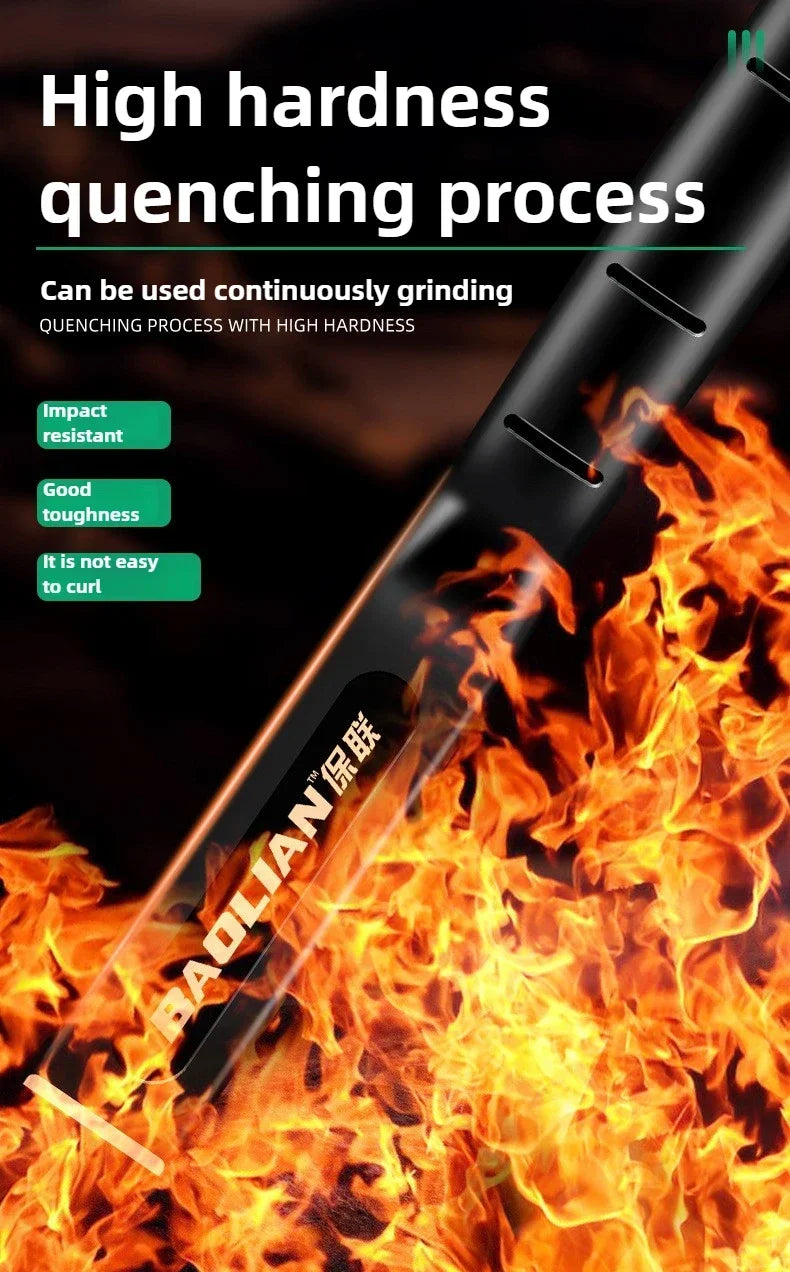 6/8/10/12 Inch Chrome Vanadium Steel Stone Flat Chisel With Hand Guard Construction Cement Masonry Concrete Engraving Cut Tool