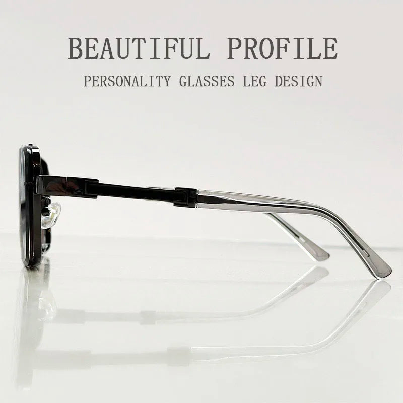 Square Frame Sunglasses With UV400 Protection