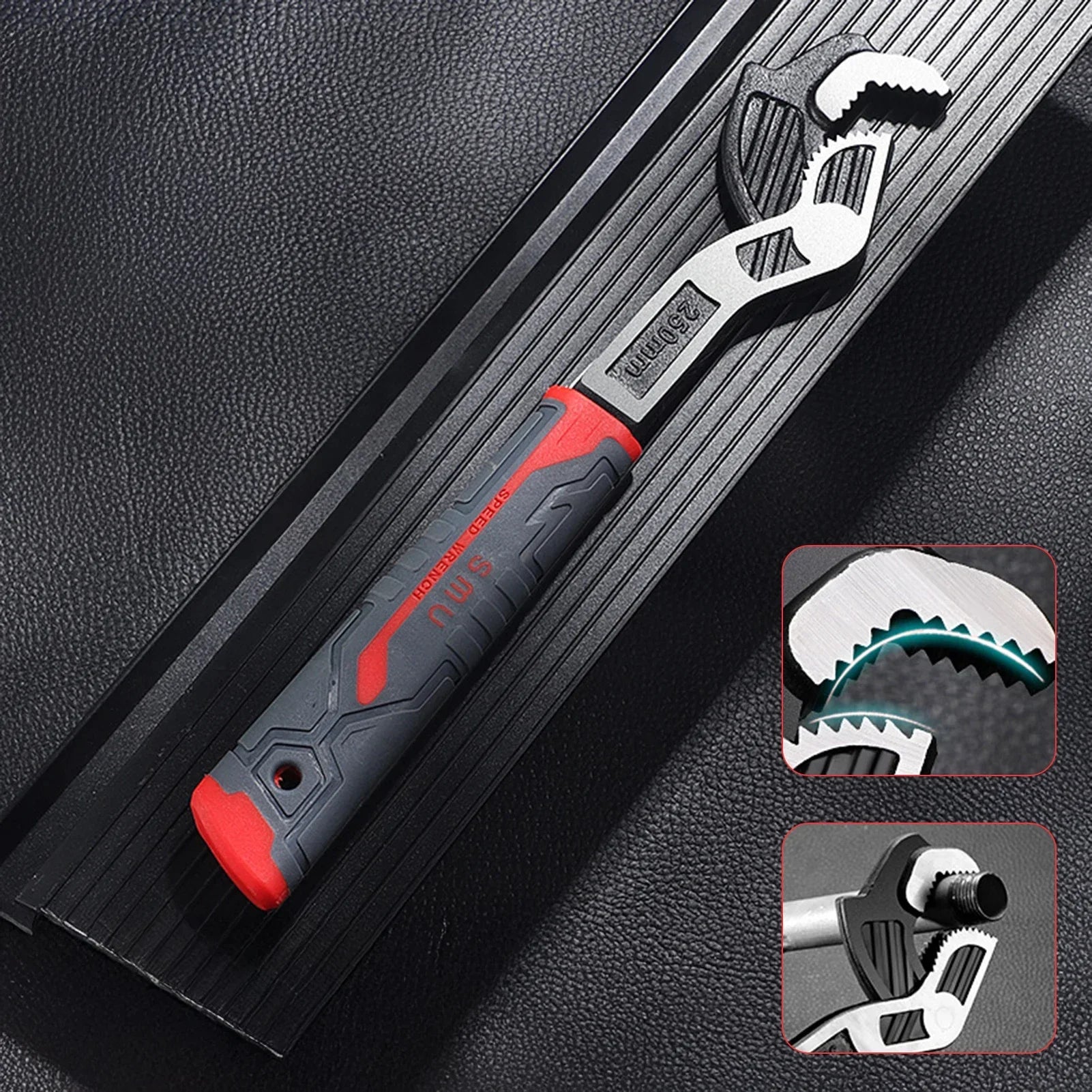 6/8/10/12 inch Self locking Wrenchs with Teeth Universal Plumber Wrench Power Grip Suitable for Various Repair Jobs tools