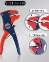 Automatic Wire Stripper Electric Wire Cable Cutter Electrician Cutting Pliers Stripping Clamp Nipper
