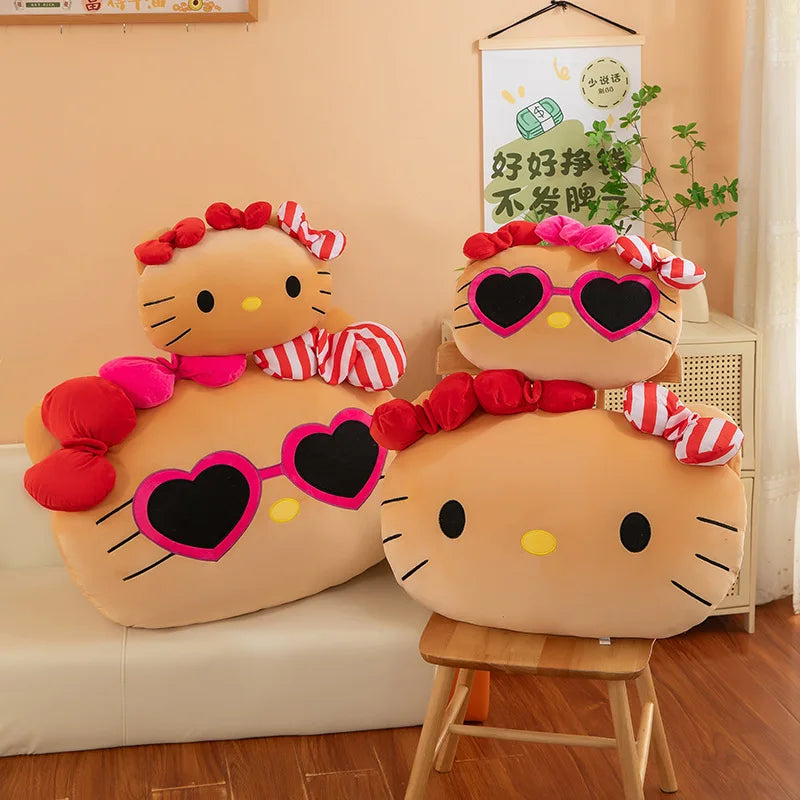 Black Cat Character Plush Stuffed Doll Pillow Toy