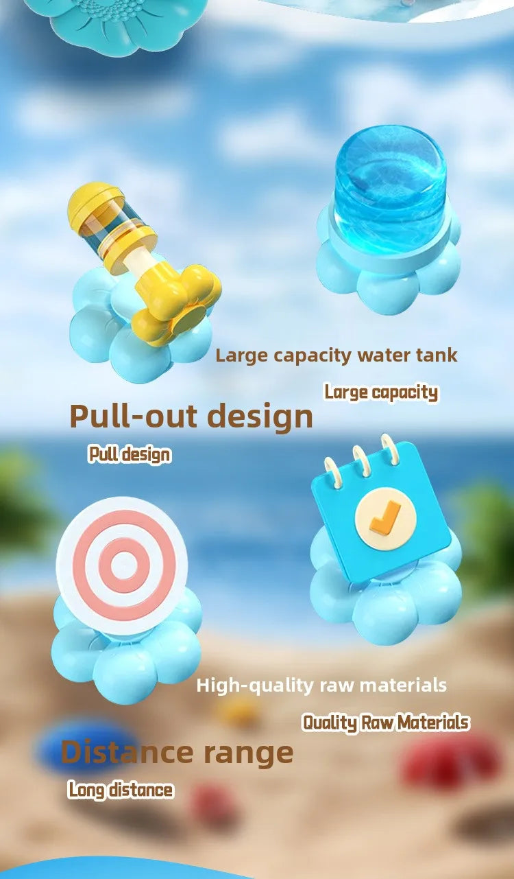 Fireworks Spray Water Pull-Back Water  Outdoor Splash Games for Pool Lawn Activities s Summer Interactive Water Spray Toys