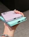 Candy Color Original Liquid Silicone Phone Case For Samsung S25 Ultra S22 S23 FE S24 Plus 5G Shockproof Soft Full Cover