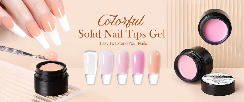 10g Nail Rhinestone Adhesive Glue For Stick The Drill Transparent Nail Glue Soak Off UV LED Nail Art Gel Varnish