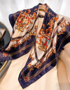 Square Women Scarves Silk Office Ladies Hair Neck Bandanna Headband Foulard Headcloth Muslim Headscarf Female muffler